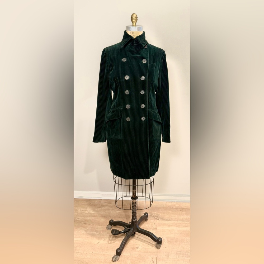 Vintage Velvet Romeo Gigli coat